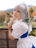 cosplay美女套图 c77 Sakuya Izayoi　白丝假发扮相(1)(85)